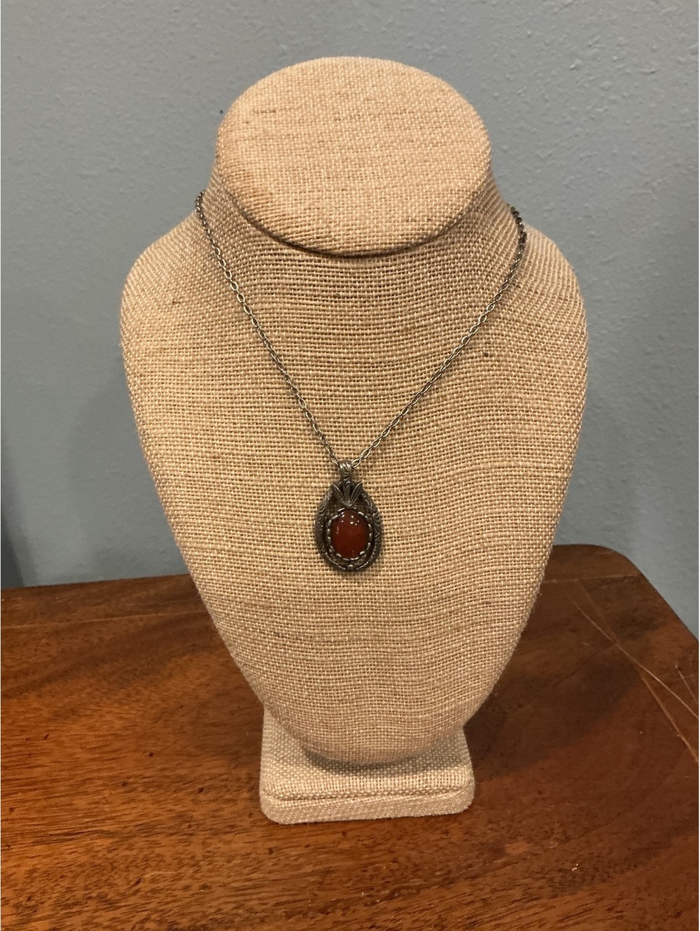 Vintage Miracle Agate Pendant Cornish Mid-Century Boho Jewelry